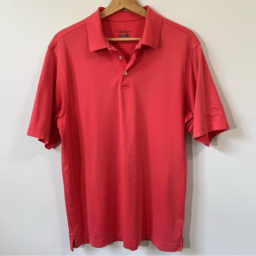 Walter Hagen Hydro-Dri Golf Polo, Salmon, Size M